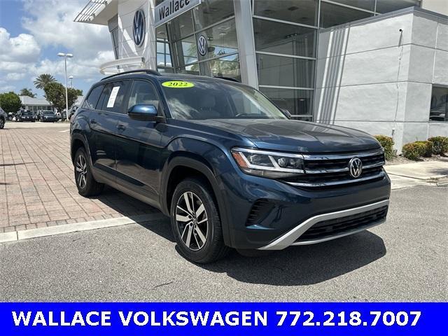 used 2022 Volkswagen Atlas car, priced at $27,695