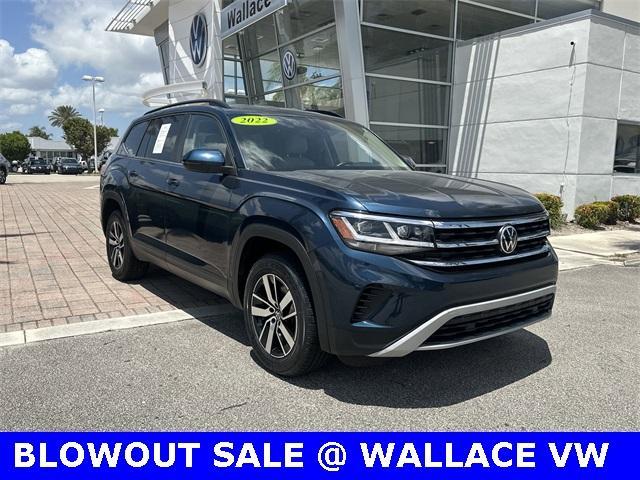 used 2022 Volkswagen Atlas car, priced at $25,390