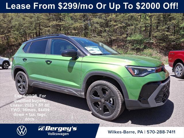 new 2025 Volkswagen Taos car, priced at $33,371