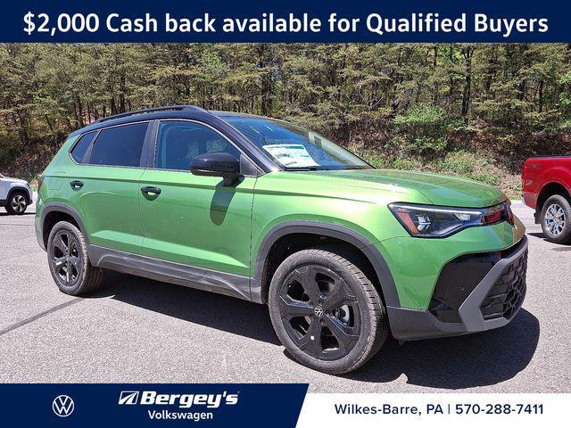 new 2025 Volkswagen Taos car, priced at $32,121