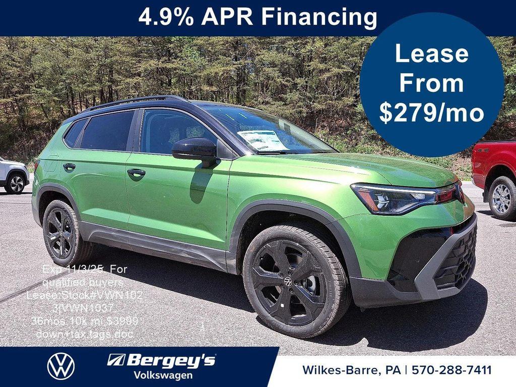 new 2025 Volkswagen Taos car, priced at $32,621