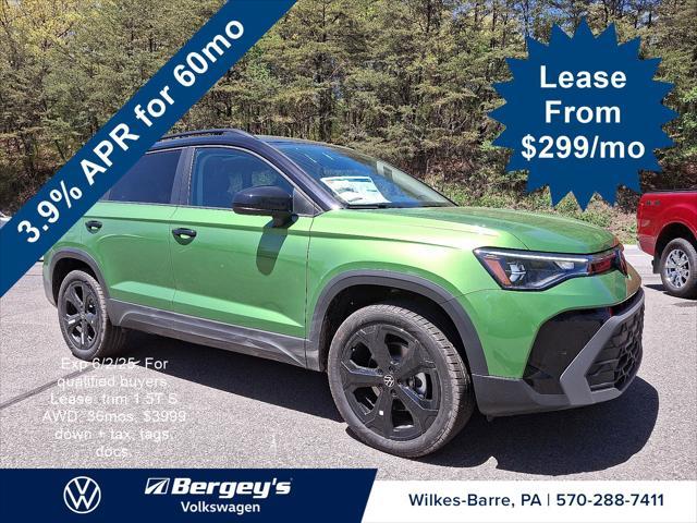new 2025 Volkswagen Taos car, priced at $32,121