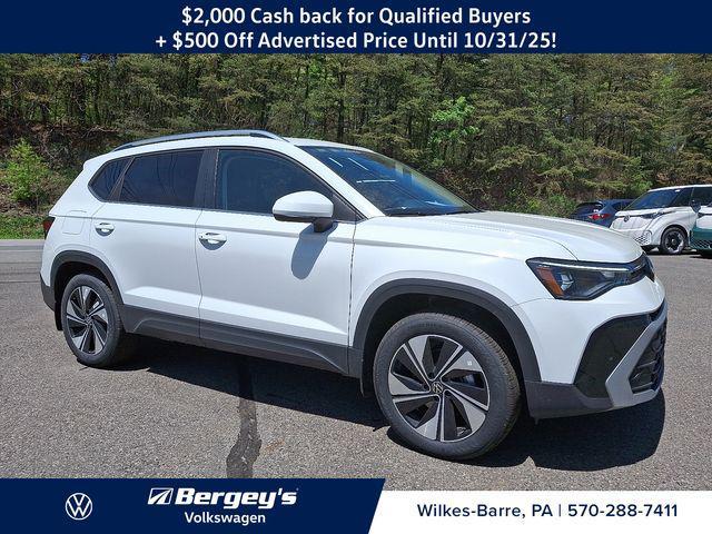 new 2025 Volkswagen Taos car, priced at $28,495