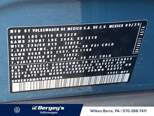 new 2026 Volkswagen Tiguan car, priced at $37,550