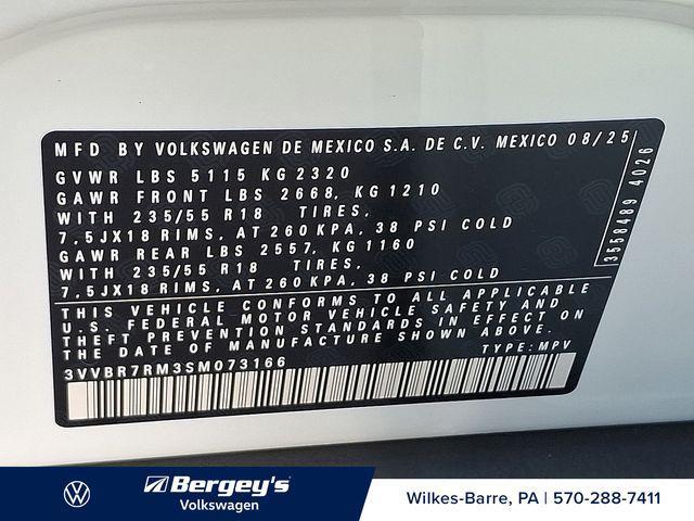new 2025 Volkswagen Tiguan car, priced at $30,385