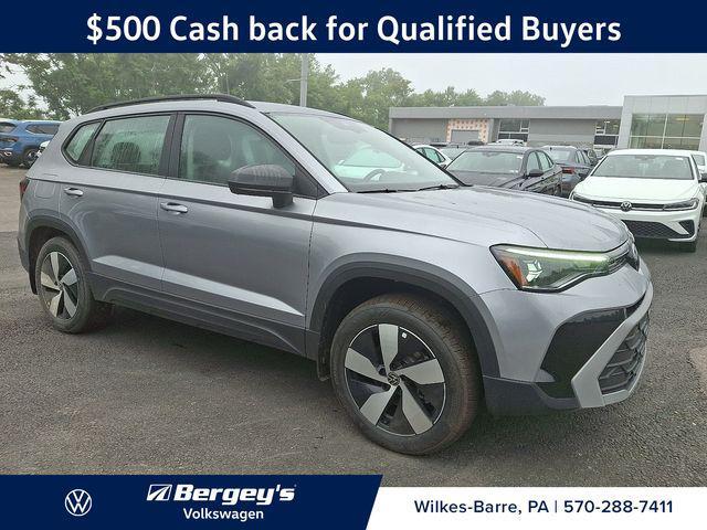 new 2025 Volkswagen Taos car, priced at $26,192