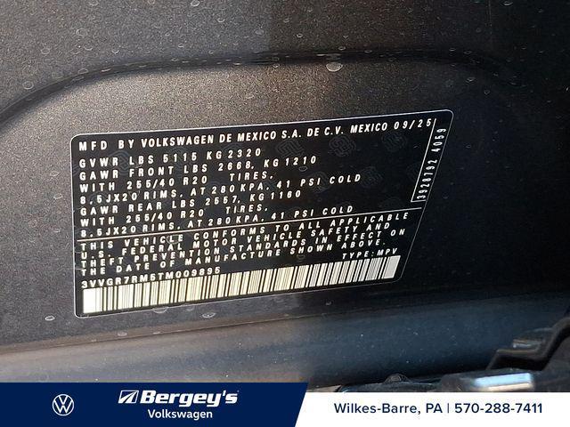 new 2026 Volkswagen Tiguan car, priced at $40,837