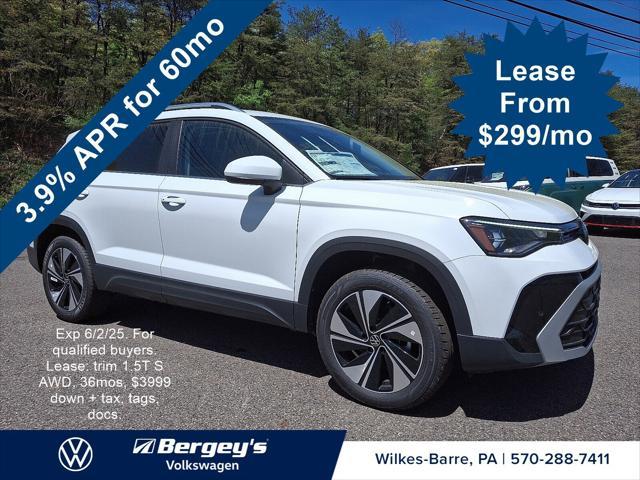 new 2025 Volkswagen Taos car, priced at $30,433