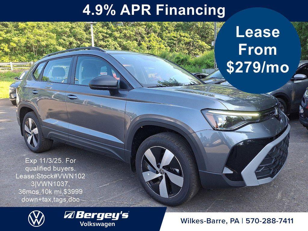 new 2025 Volkswagen Taos car, priced at $27,389