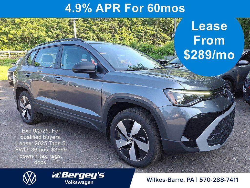 new 2025 Volkswagen Taos car, priced at $27,889