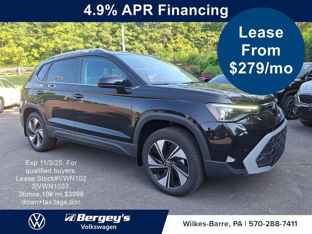 new 2025 Volkswagen Taos car, priced at $30,196