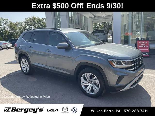 used 2021 Volkswagen Atlas car, priced at $22,495