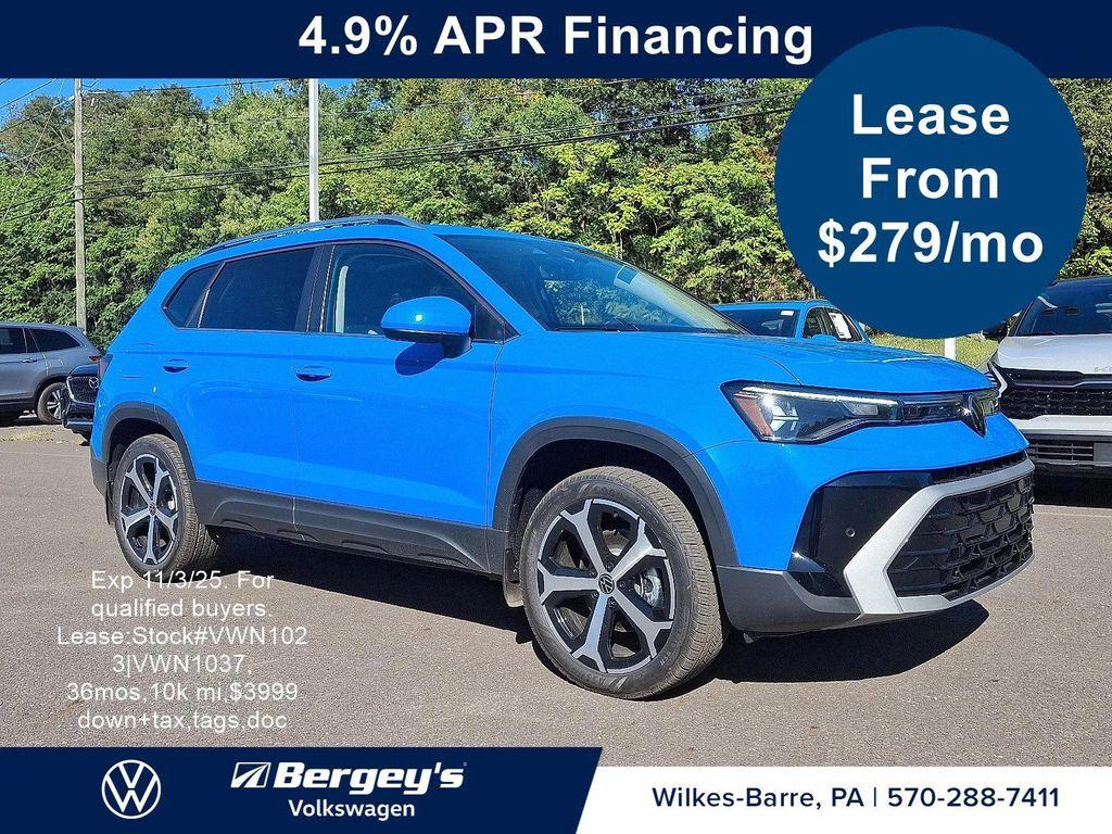 new 2025 Volkswagen Taos car, priced at $35,895
