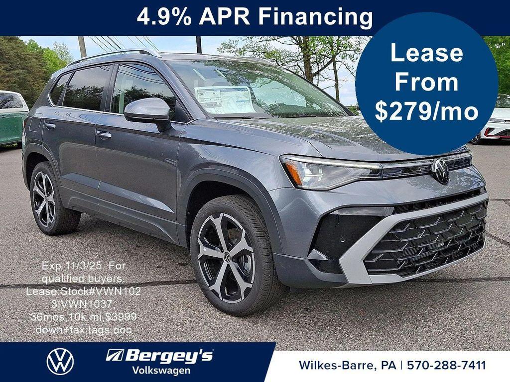 new 2025 Volkswagen Taos car, priced at $35,163