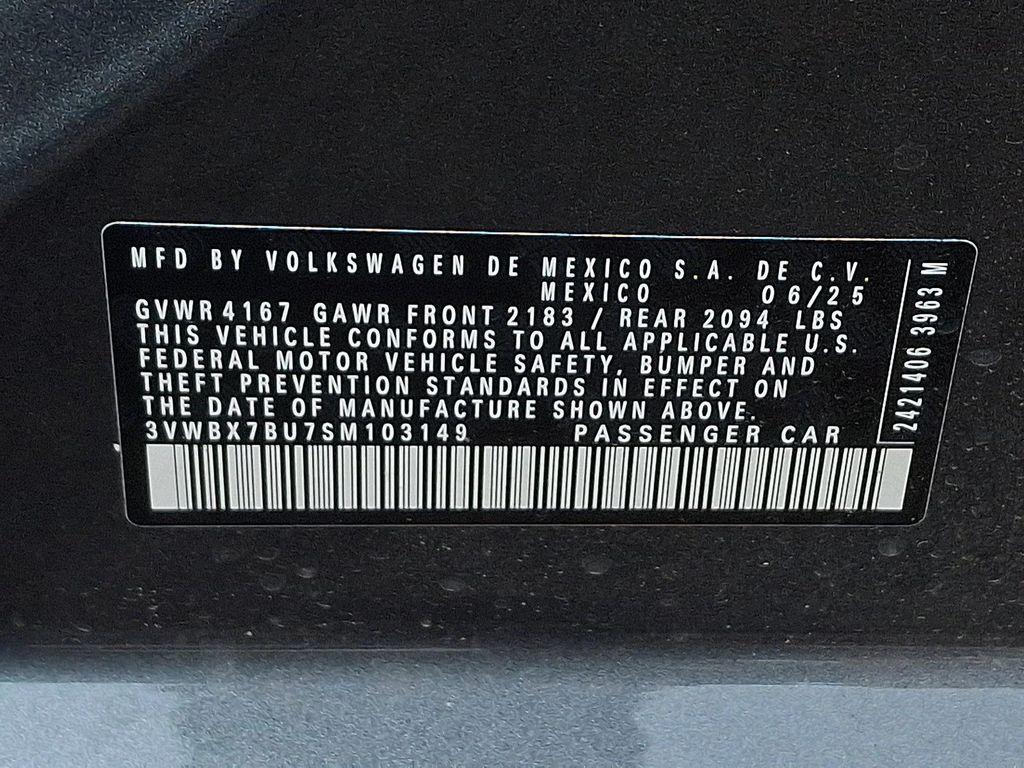new 2025 Volkswagen Jetta car, priced at $25,214