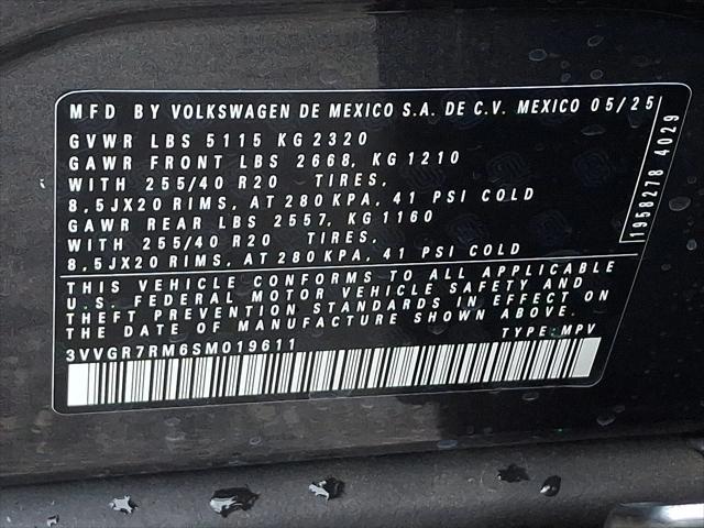 new 2025 Volkswagen Tiguan car, priced at $36,775