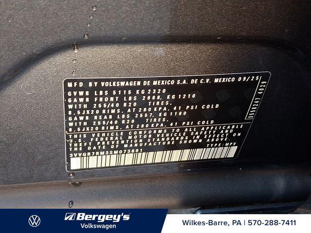 new 2025 Volkswagen Tiguan car, priced at $37,430