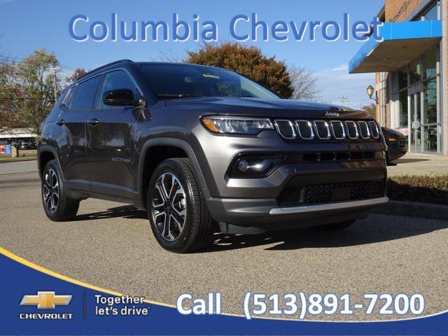 used 2022 Jeep Compass car, priced at $25,487