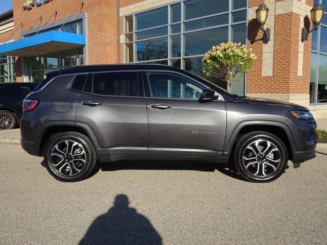 used 2022 Jeep Compass car, priced at $25,487