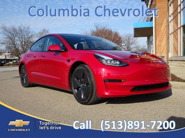 used 2022 Tesla Model 3 car, priced at $29,050