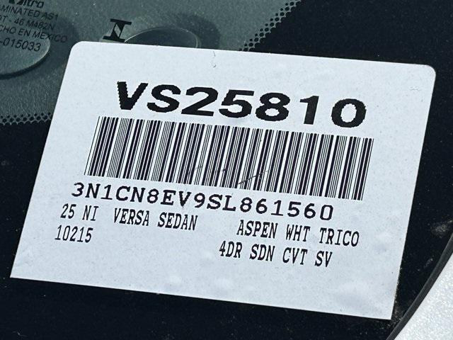 new 2025 Nissan Versa car, priced at $22,315