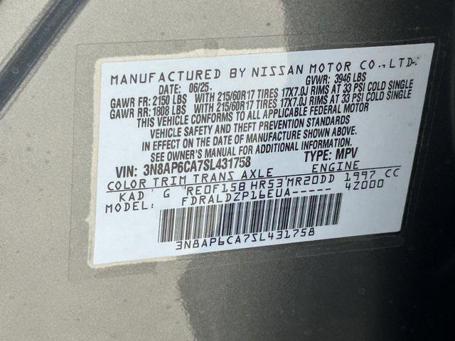 new 2025 Nissan Kicks car, priced at $24,695