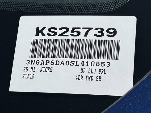 new 2025 Nissan Kicks car, priced at $27,539