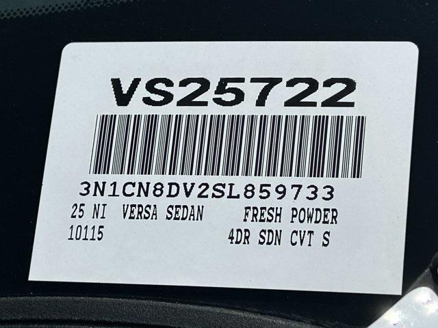 new 2025 Nissan Versa car, priced at $20,264