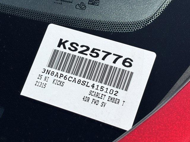 new 2025 Nissan Kicks car, priced at $25,068