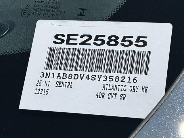 new 2025 Nissan Sentra car, priced at $25,670