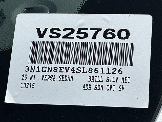 new 2025 Nissan Versa car, priced at $21,911