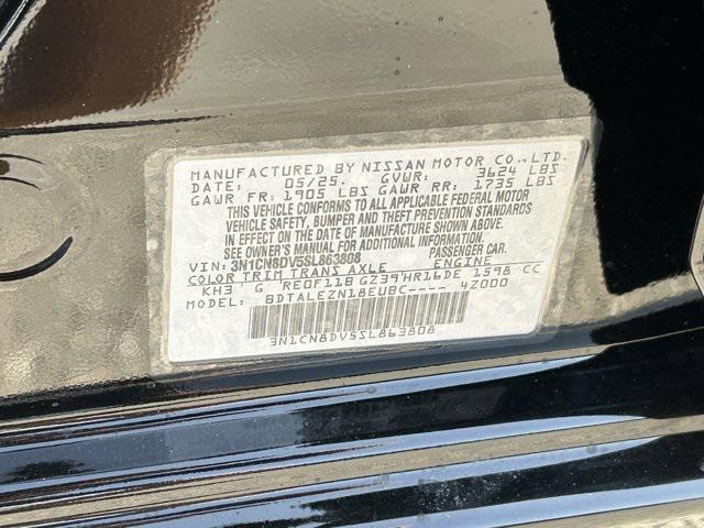 new 2025 Nissan Versa car, priced at $21,388