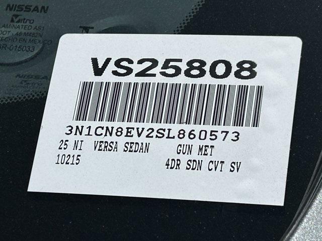 new 2025 Nissan Versa car, priced at $21,911