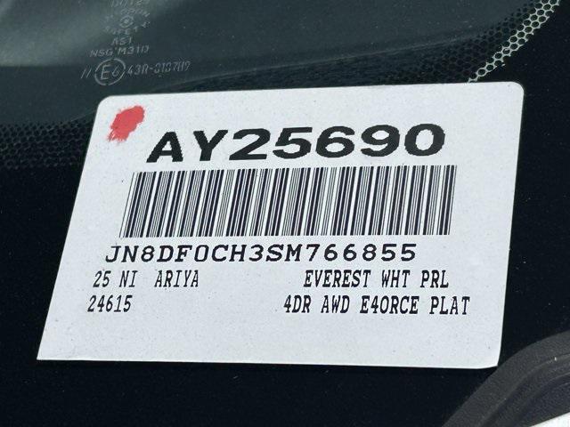 new 2025 Nissan ARIYA car, priced at $44,854