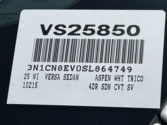 new 2025 Nissan Versa car, priced at $22,235