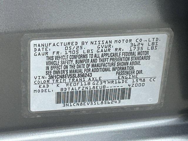 new 2025 Nissan Versa car, priced at $22,062