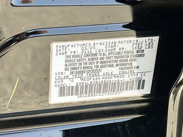 new 2025 Nissan Sentra car, priced at $22,177