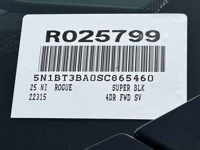 new 2025 Nissan Rogue car, priced at $30,357