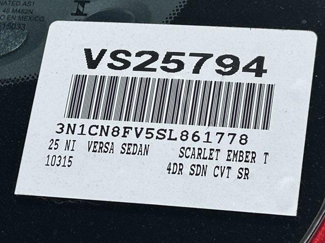 new 2025 Nissan Versa car, priced at $23,005