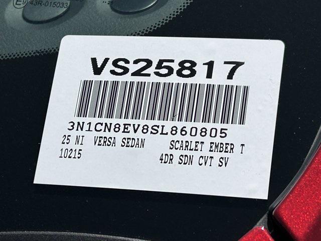 new 2025 Nissan Versa car, priced at $22,835
