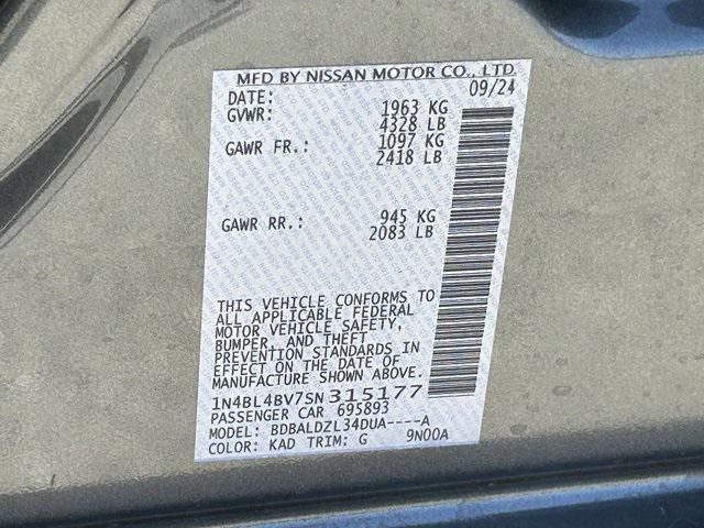 new 2025 Nissan Altima car, priced at $26,937