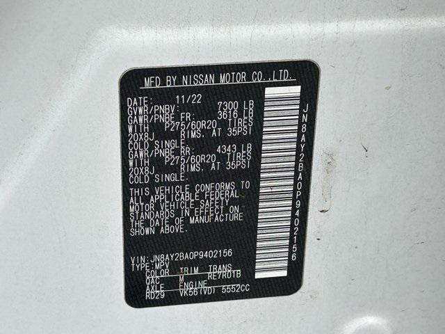 used 2023 Nissan Armada car, priced at $36,122