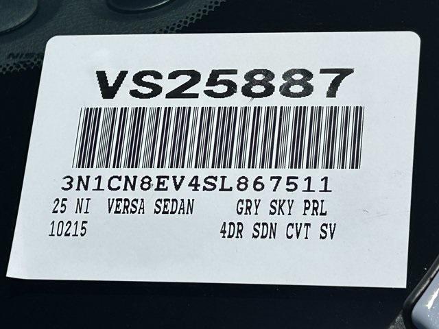 new 2025 Nissan Versa car, priced at $22,160