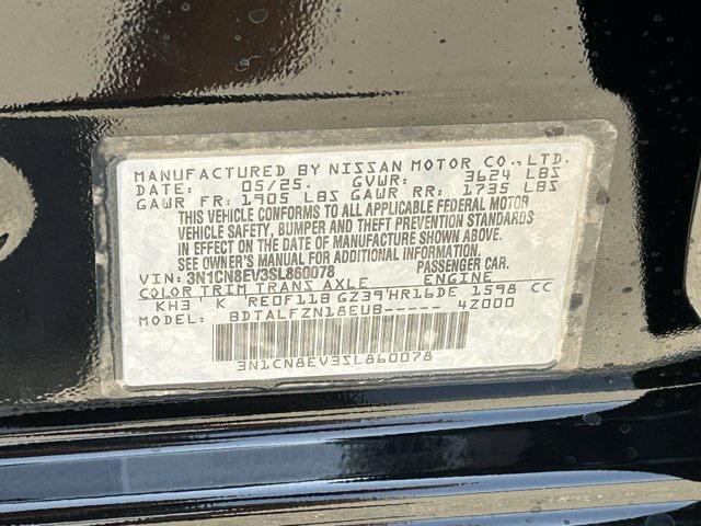 new 2025 Nissan Versa car, priced at $21,911