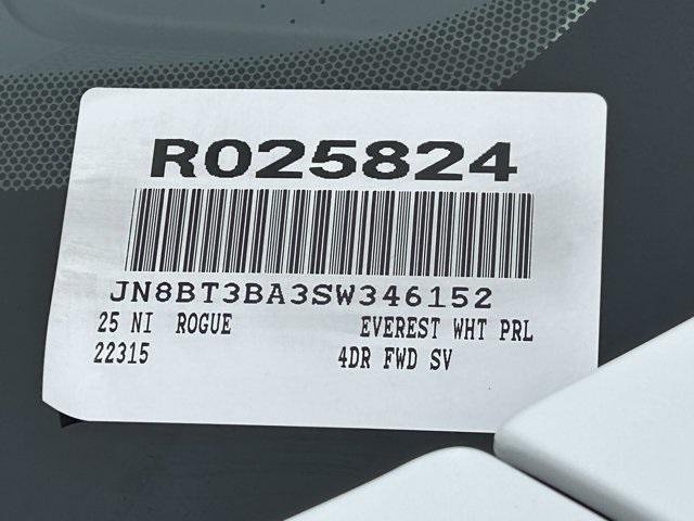 new 2025 Nissan Rogue car, priced at $30,669
