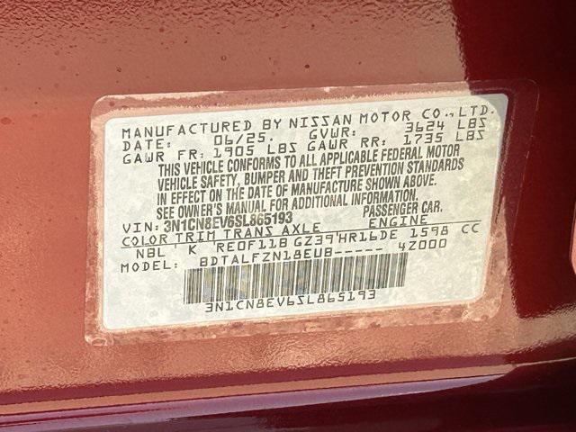 new 2025 Nissan Versa car, priced at $22,235