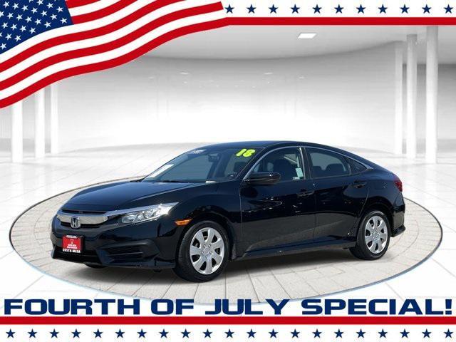 used 2018 Honda Civic car, priced at $15,608