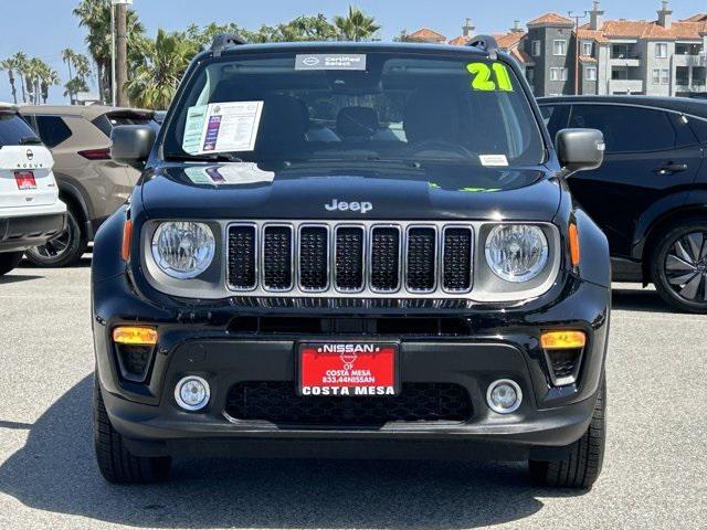 used 2021 Jeep Renegade car, priced at $21,345