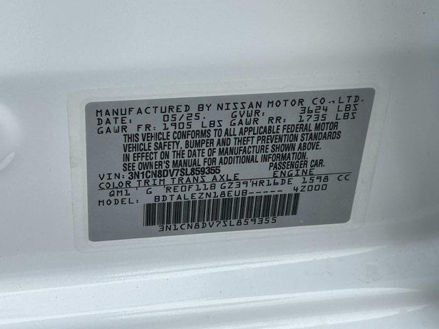 new 2025 Nissan Versa car, priced at $20,264
