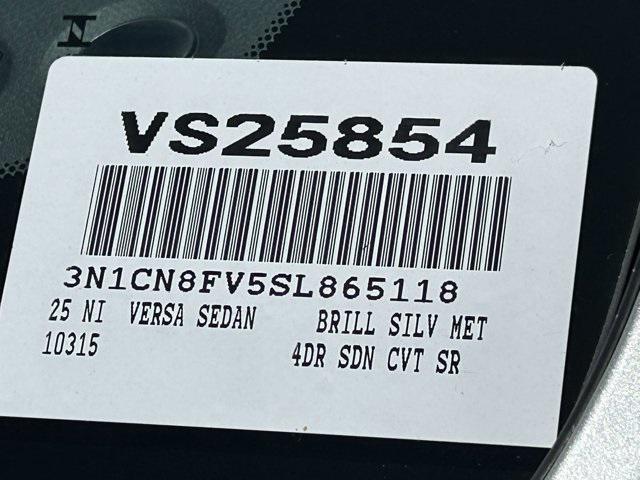 new 2025 Nissan Versa car, priced at $22,601